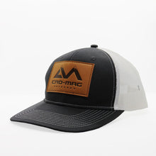Load image into Gallery viewer, CRO-MAG leather patch hat grey steel and white